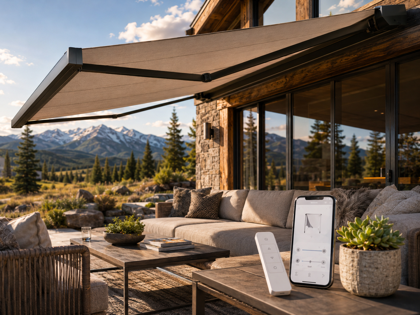 Motorized and Smart-Control Awning
