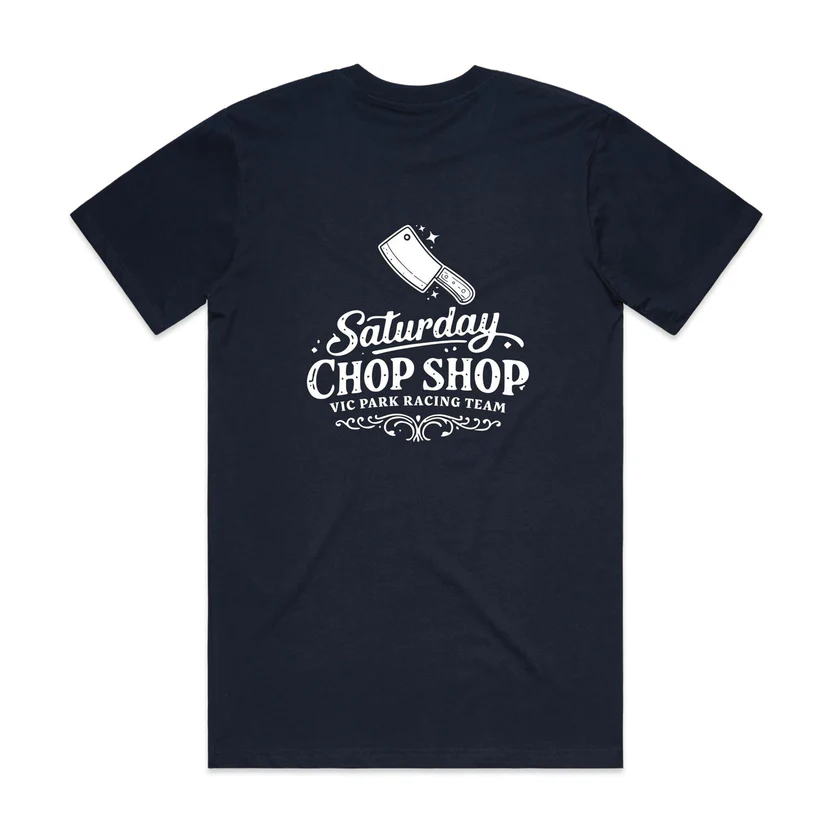 VRT Saturday Chop Shop Tee (Navy)