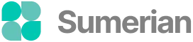 Company logo featuring a stylized blue letter M with a curved arrow design.