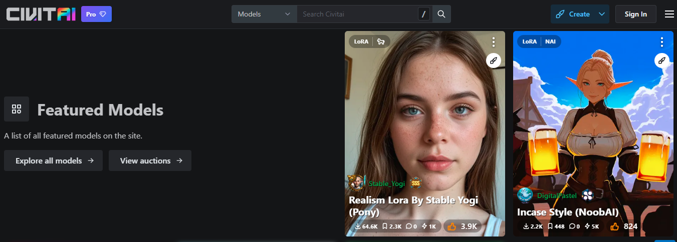 searching an NSFW model in Civitai