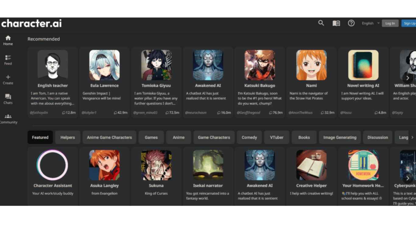 overview of CharacterAI 