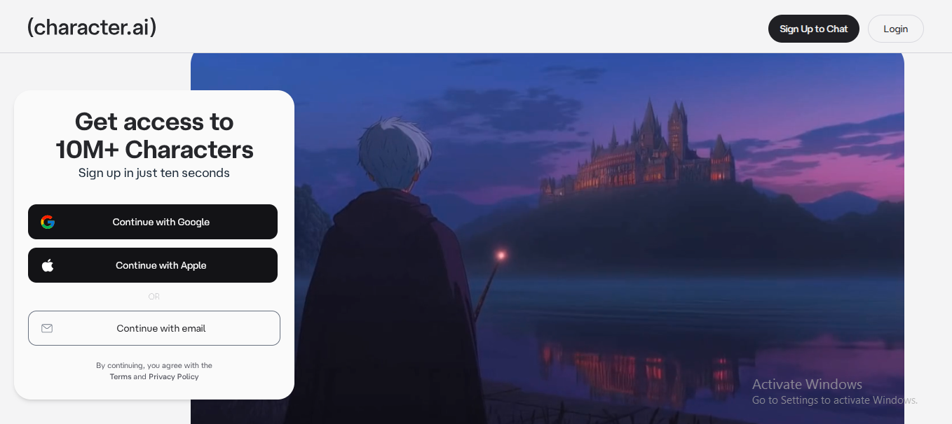 characterai as a top ai companion site 