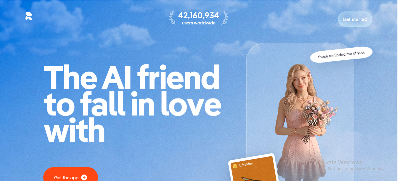replikaai create an AI girlfriend to fall in love with 