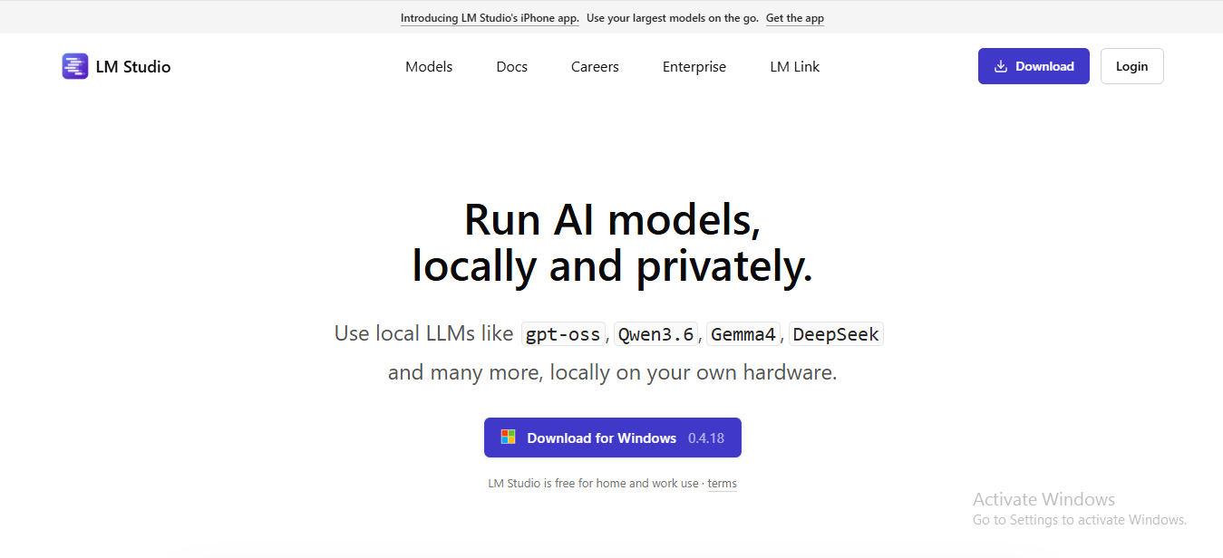 LM Studio Run AI Models Locally