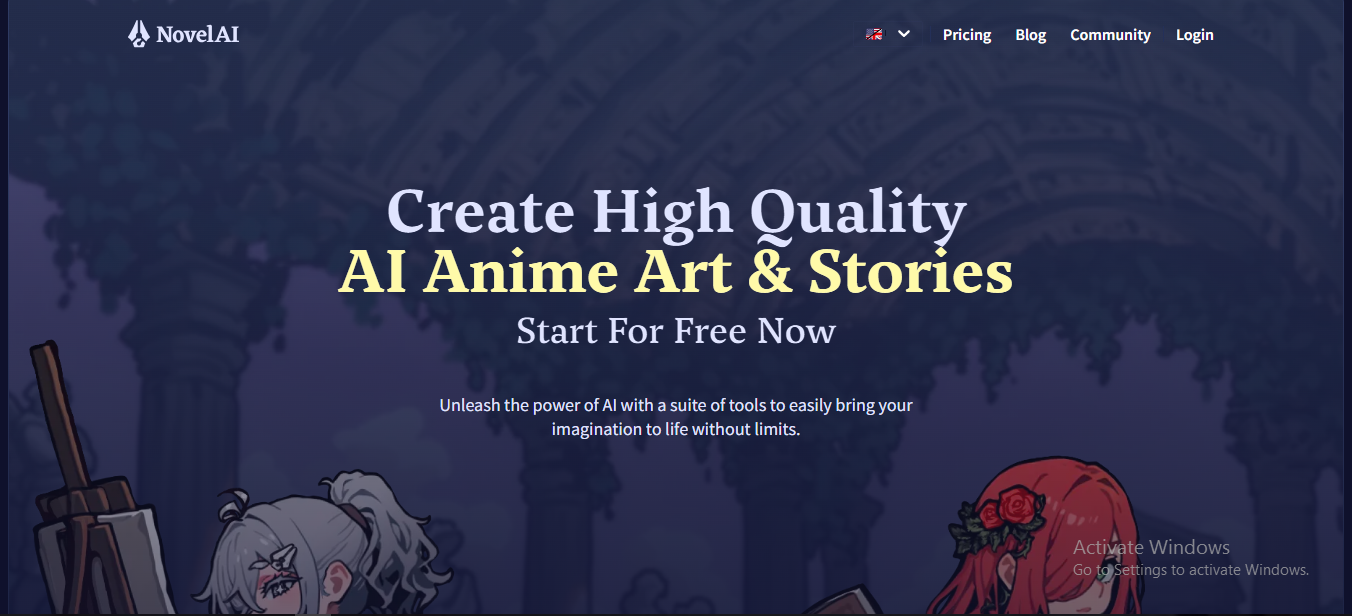 NovelAI Anime alternative to SpicyChatAI 