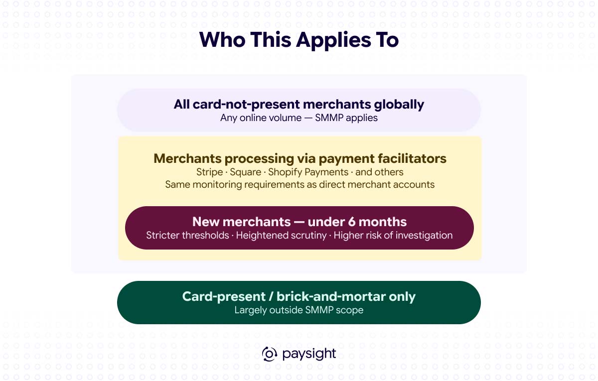 Illustration from "Mastercard Scam Merchant Monitoring Program 2026: What Every Merchant Needs to Know Before July 24": 04 2