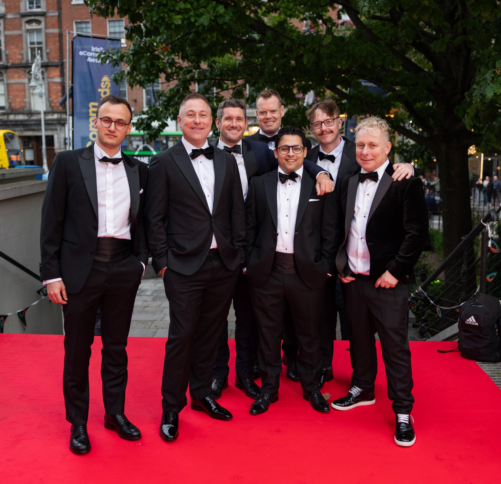 The Paysight team on the red carpet at the Irish eCommerce Awards in Dublin.