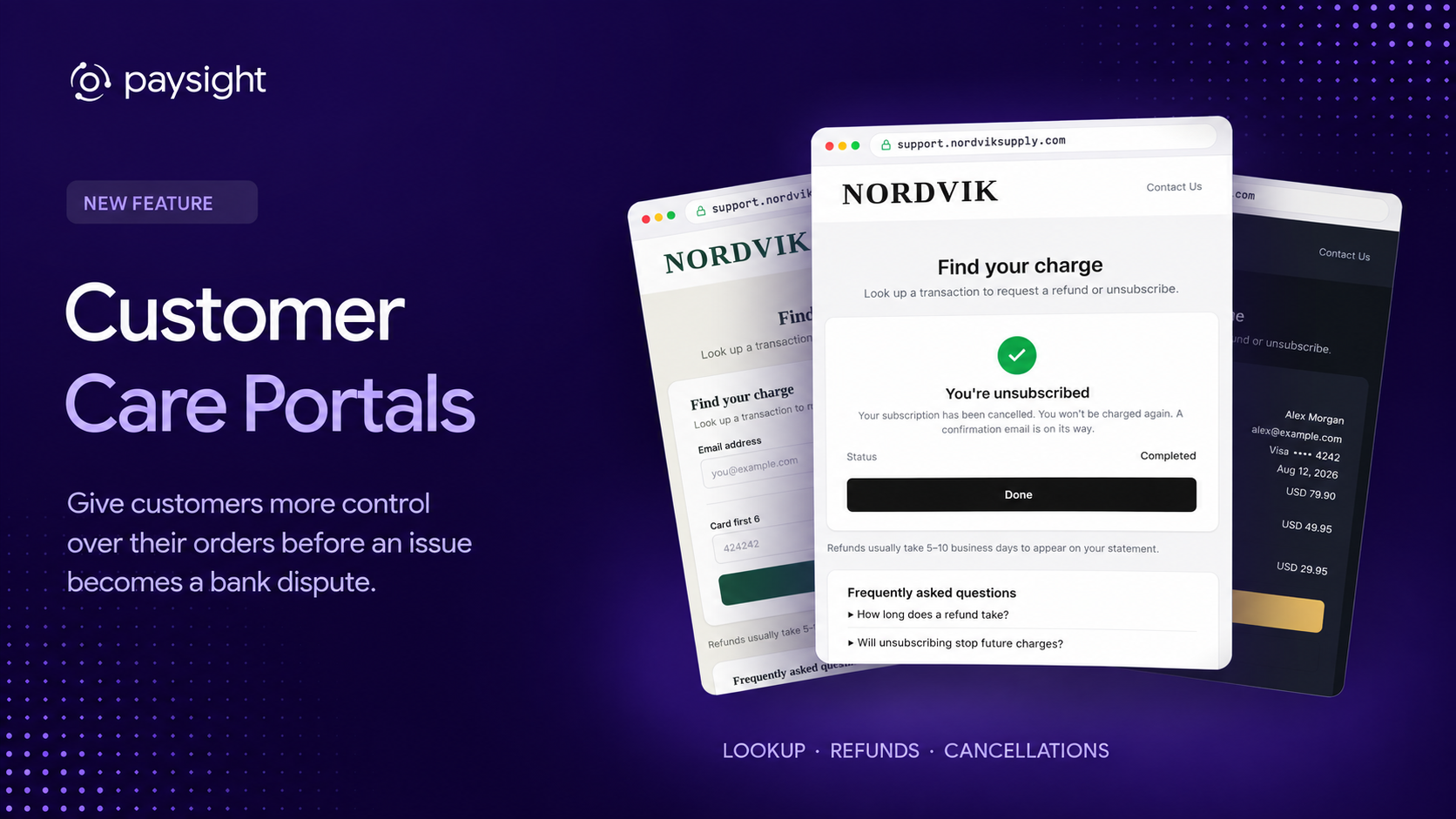 Introducing Paysight Care Portals: give customers more control over their purchases