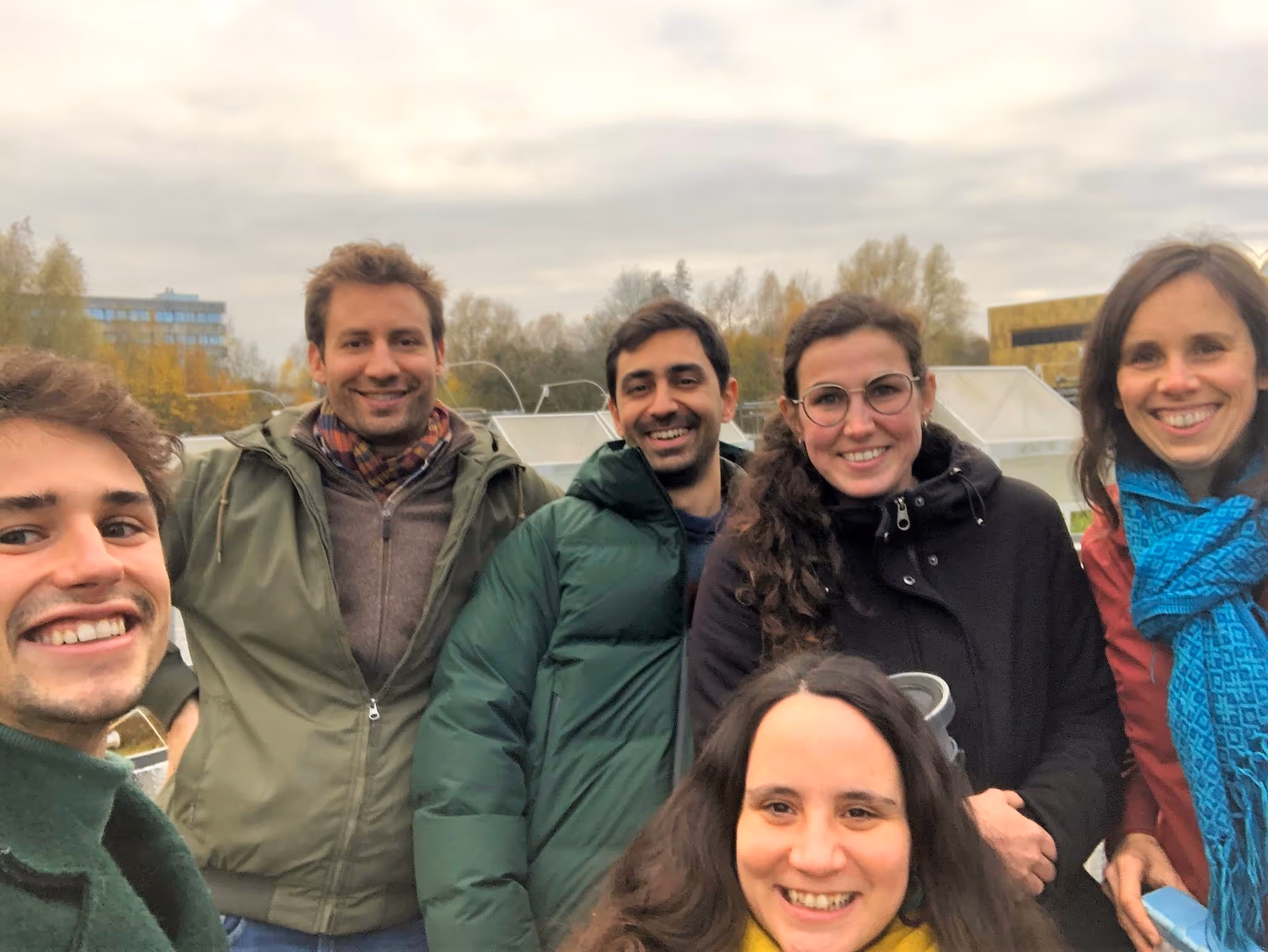 Group photo with the Enhanced Weathering Research team of the University of Antwerpen