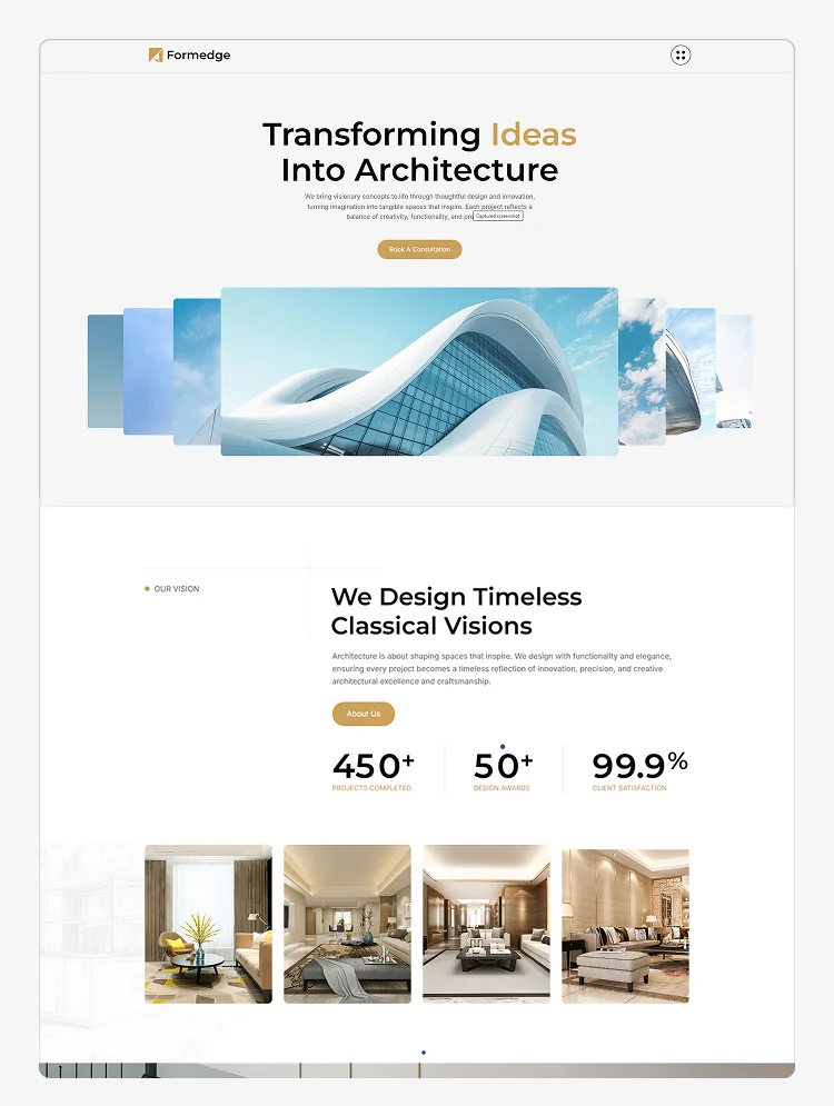 Formedge - Architecture Website Template
