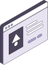 Illustration d'une landing page dans une fenêtre de navigateur