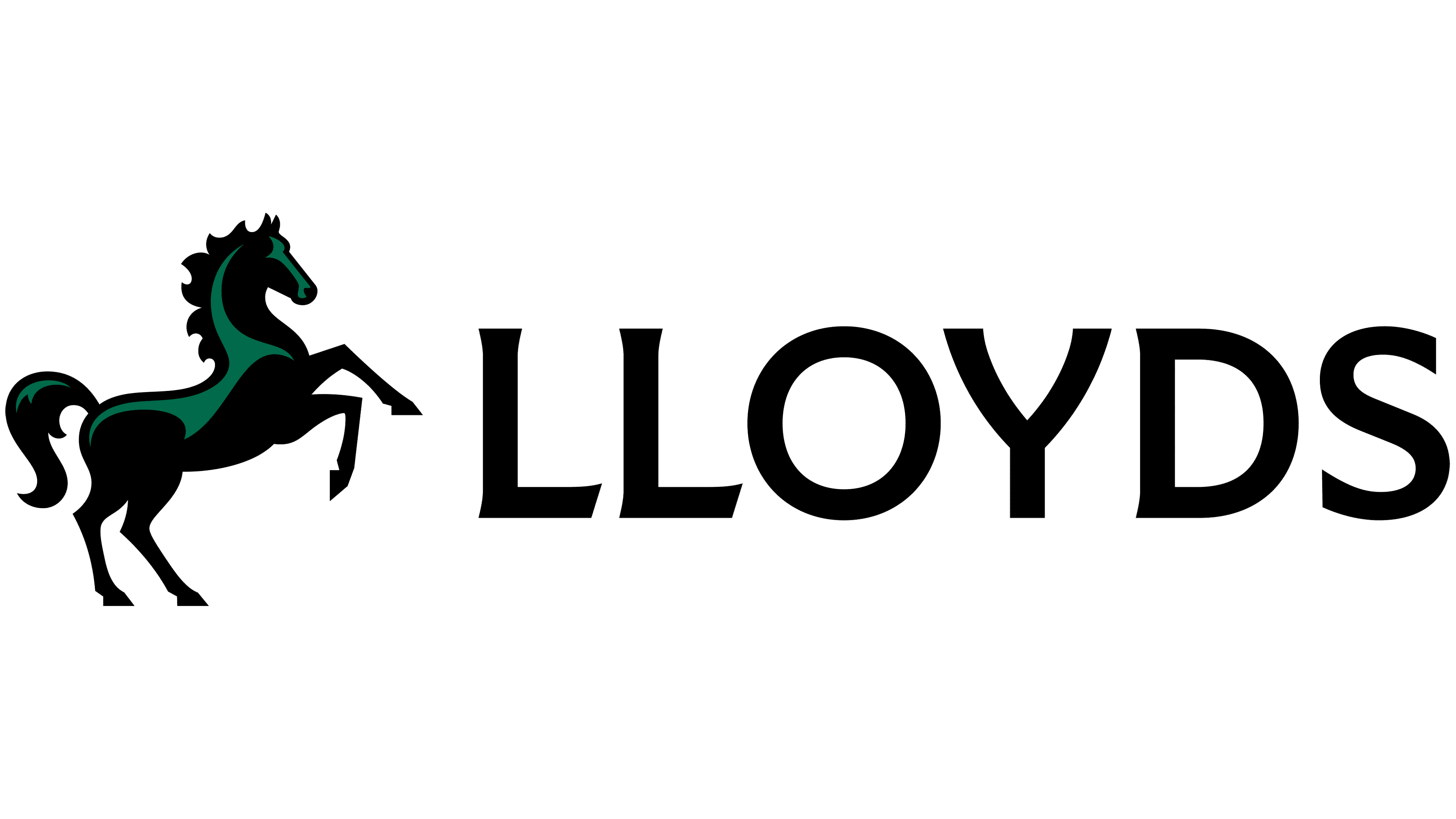 Lloyds Bank logo featuring a stylized black horse to the left of the text 'LLOYDS BANK'.