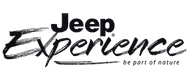 Jeep Experience Logo with the tagline 'be part of inside' in stylized black text.