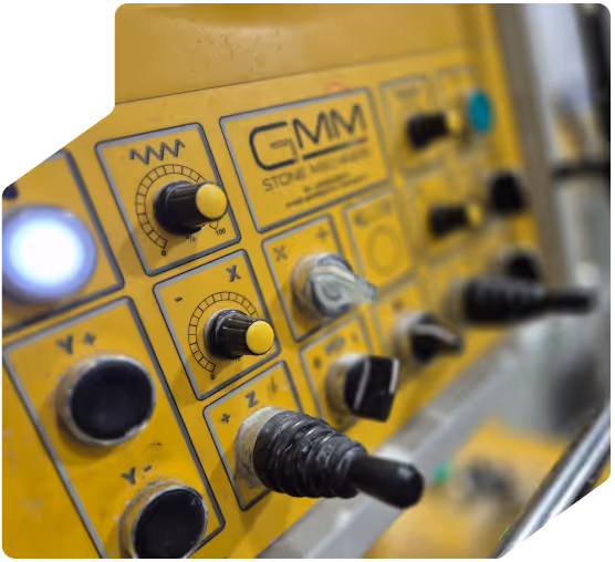 A close up shot of the GMM CNC controller