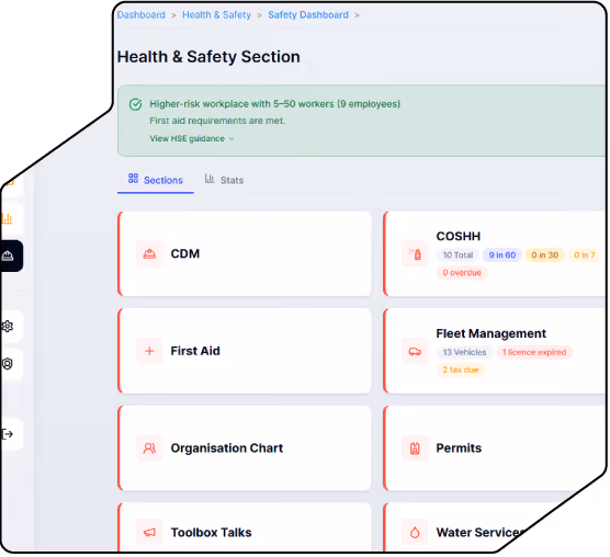 Screenshot of the Safety Module in StonePad