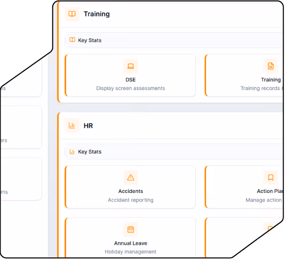 Screenshot of the HR Module in StonePad