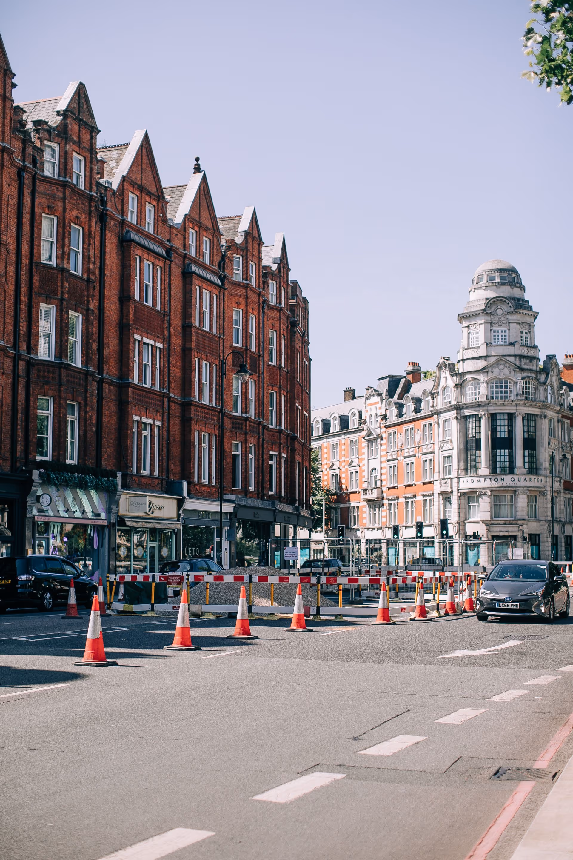 Roadworks being carried out