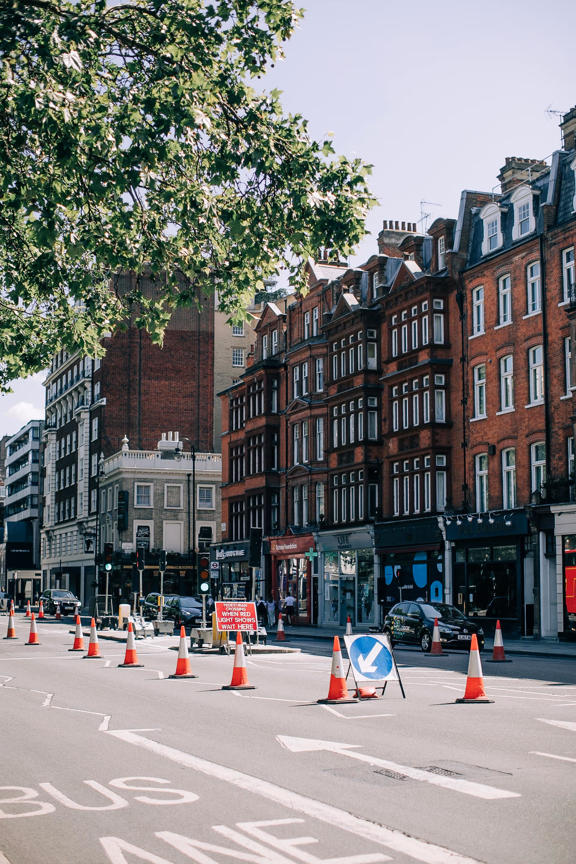 Roadworks being carried out