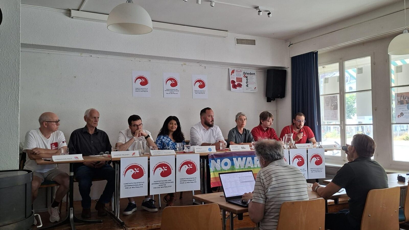 Un comité de gauche fait campagne pour l’initiative sur la neutralité