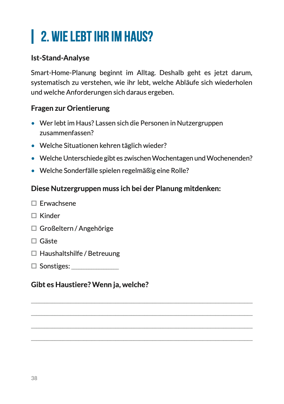 Ist-Stand-Analyse: Wie lebt ihr im Haus, Seite 38