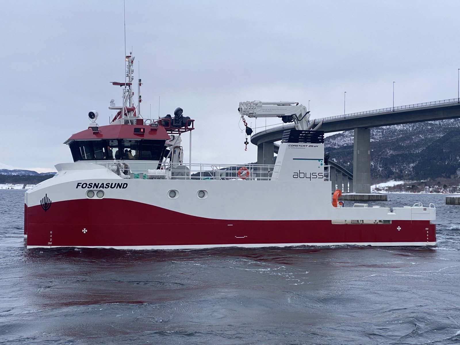 Fosnasund, servicefartøy