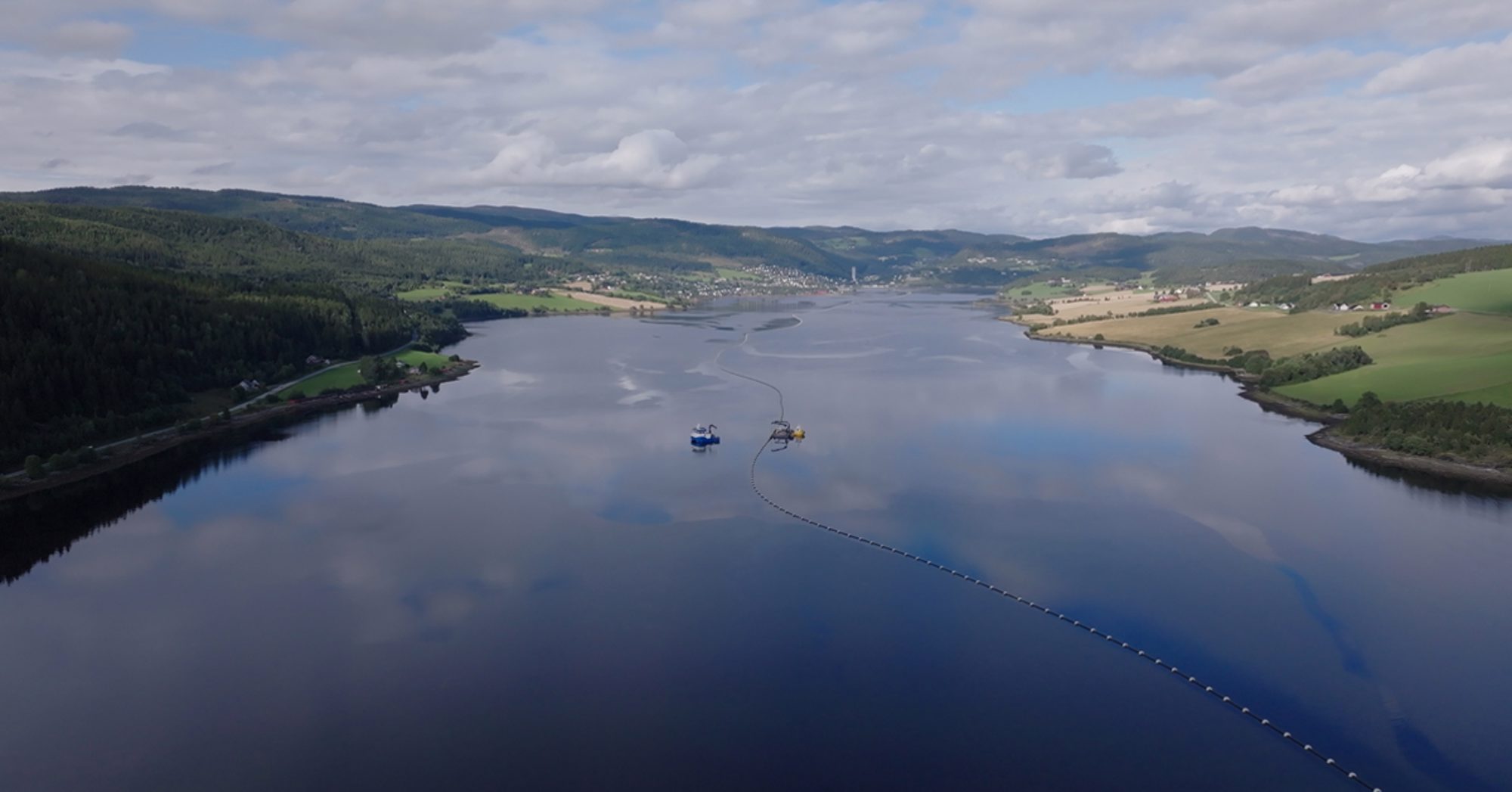 Sjøledningsprosjekt for SalMar i Trondheimsfjorden