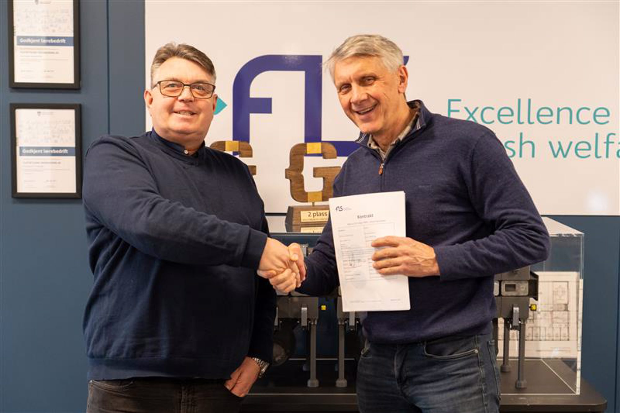 Øystein Kjønhaug og Lars Georg Backer