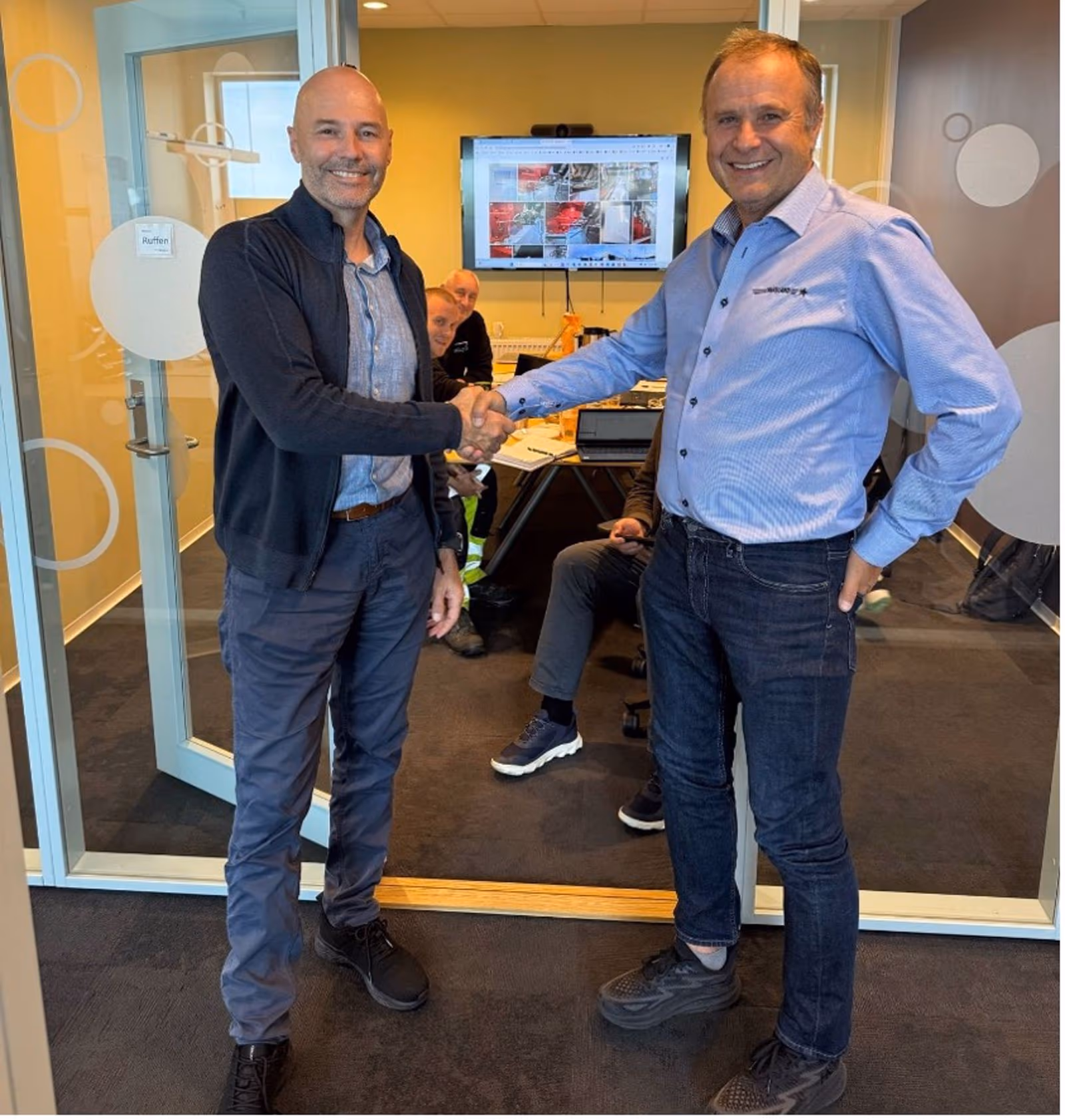 Victor Jensen og Gunnar Arnold Norbø