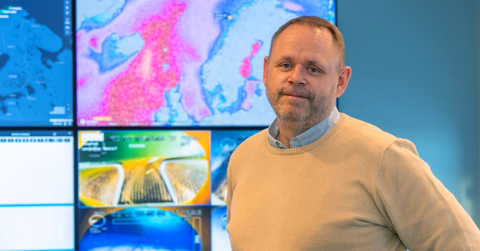 Åge Lyster, teamleder for operasjonssenteret