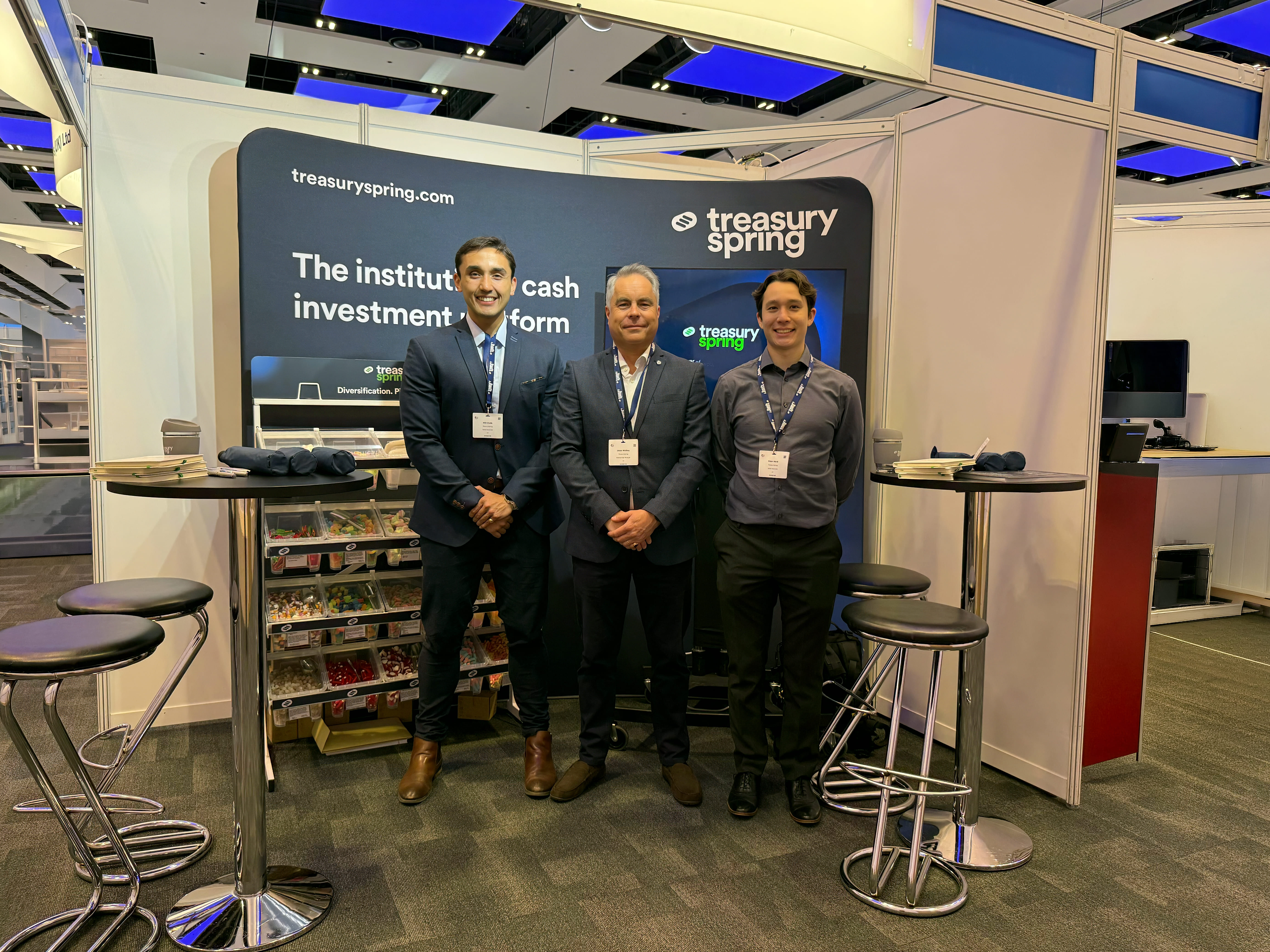 TreasurySpring team at the ISBA conference