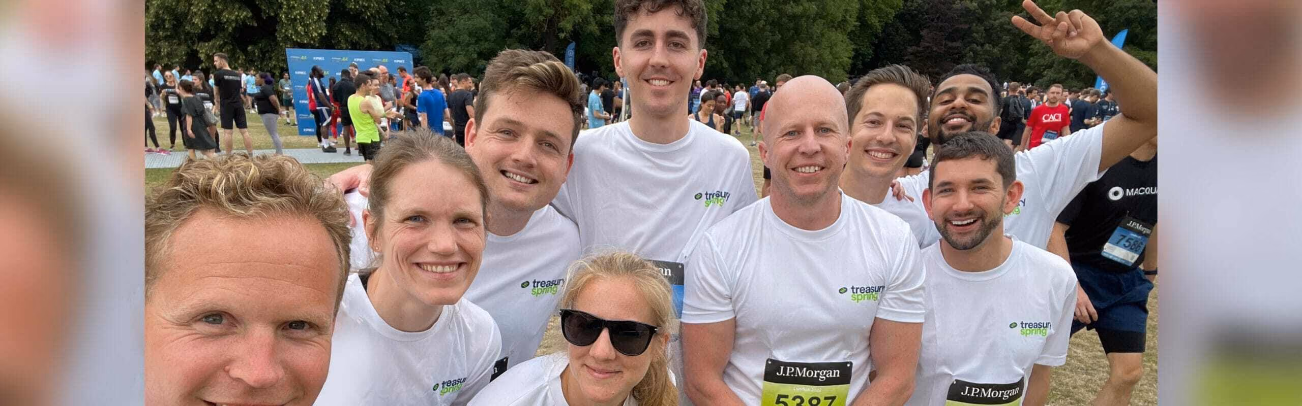 A close up of the TreasurySpring team in 2023