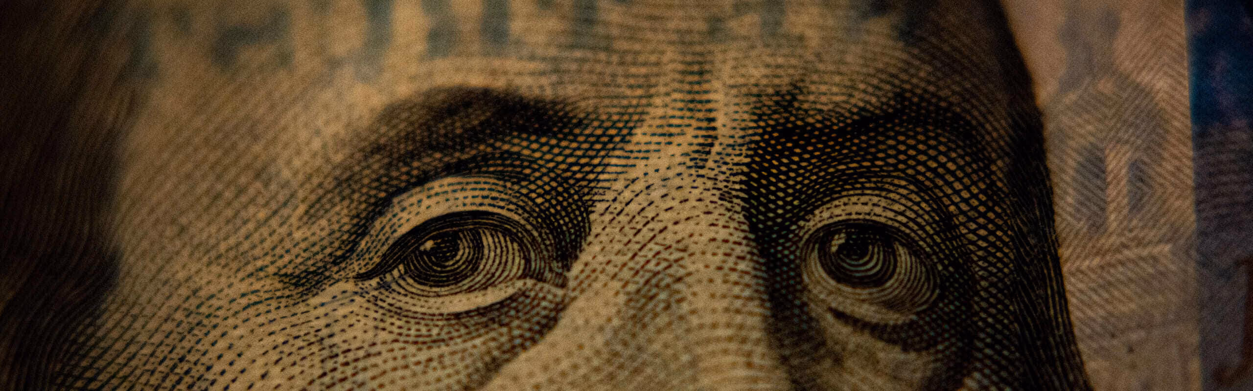 Close up of a 100 dollar bill