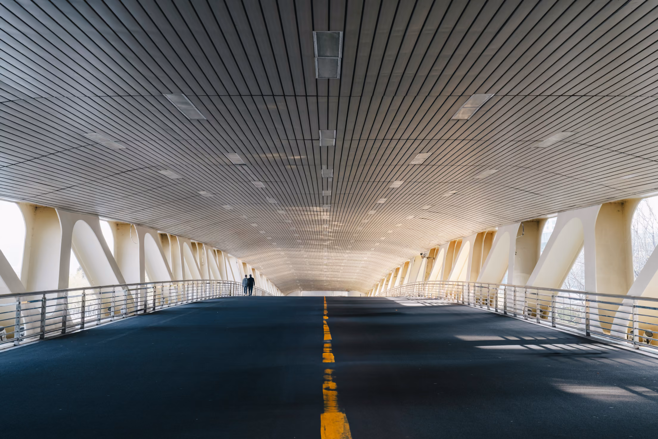 A road with a roof 