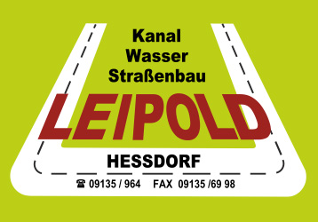 Logo der Leipold Bau GmbH – Referenzprojekt von Gerngross Media für ein Tiefbauunternehmen aus der Metropolregion Nürnberg