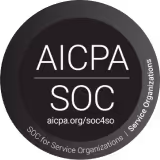 AICPA certified" or "AICPA SOC badge