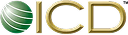 ICD logo with a green globe on the left and gold letters ICD on the right.