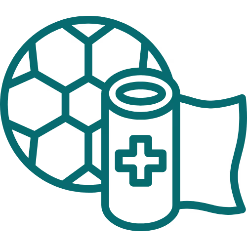 Symbole für Blutspende mit Blutstropfen, Blutbeutel und einem Symbol der menschlichen Unterstützung.