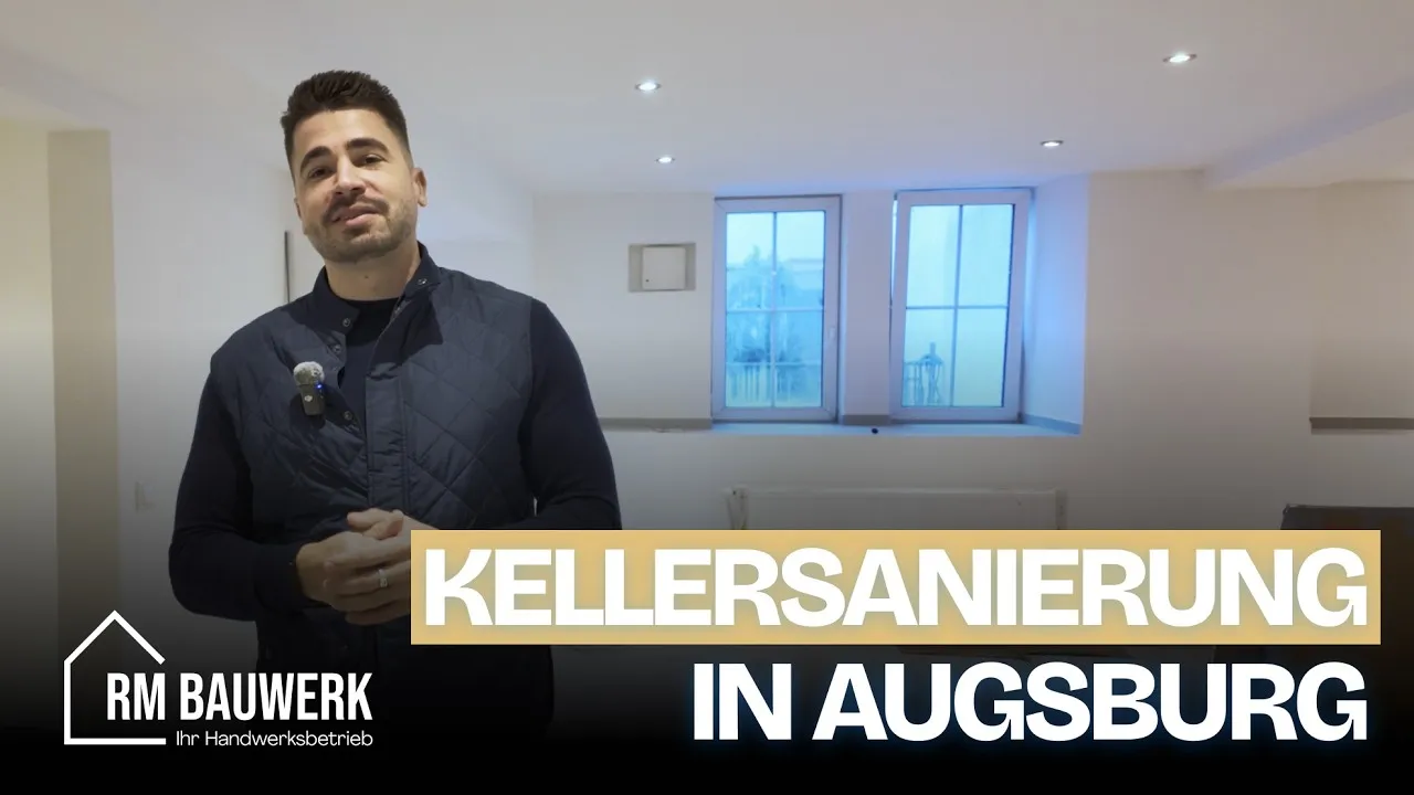 Video-Vorschau: Keller wird Wohnung, komplette Kellersanierung in Augsburg