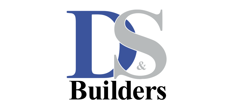 DS logo mark in blue and gray on a black background for Tri-Star Concrete.