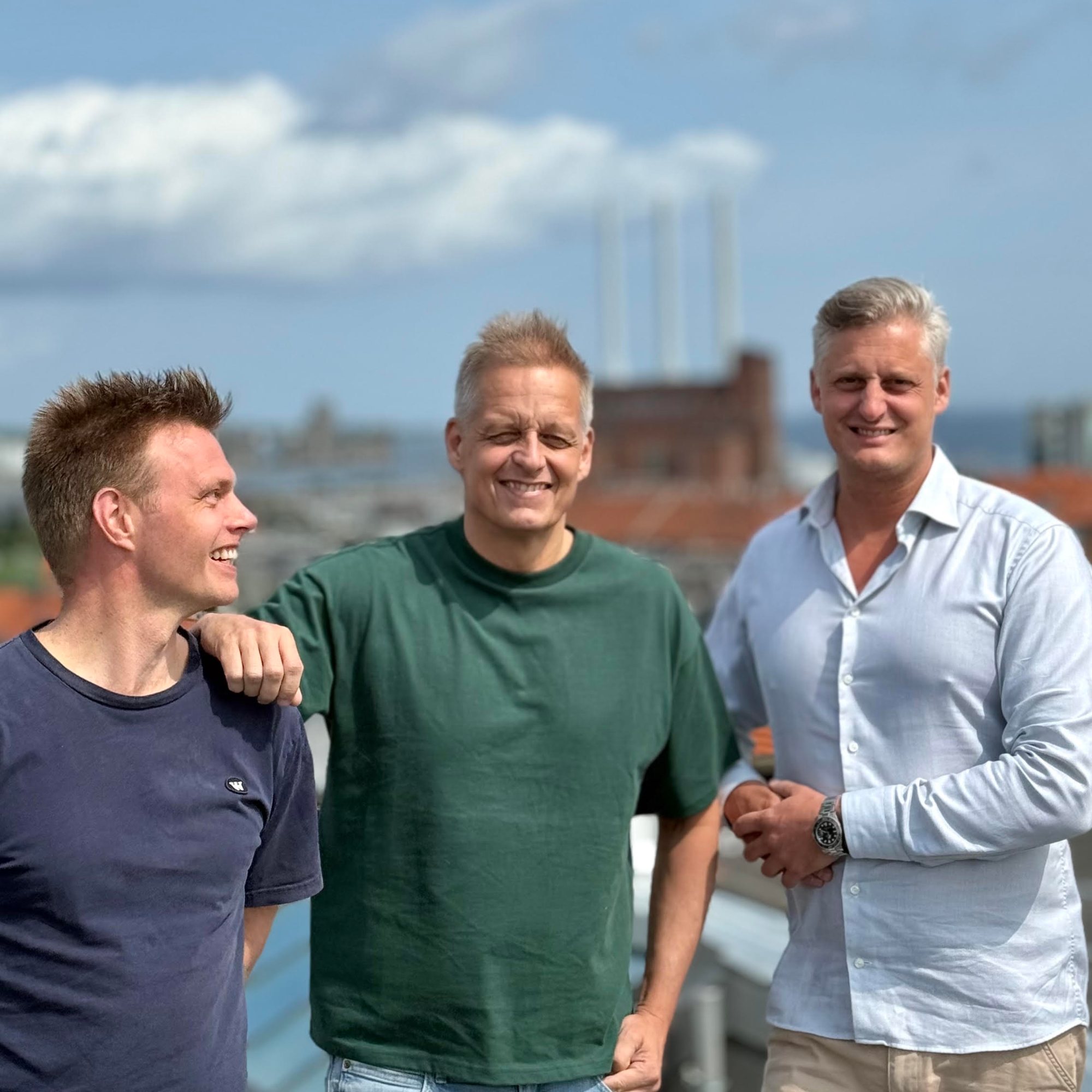 Magnity's founders, from left: Jan Dalsfort, Ulrik Sandholt and Sebastian Gullak