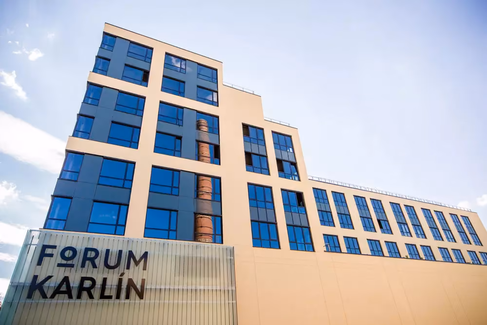 Forum Karlín office building in Prague