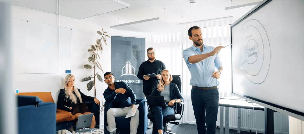 Abteilung im digitalen Recruiting High Office Event