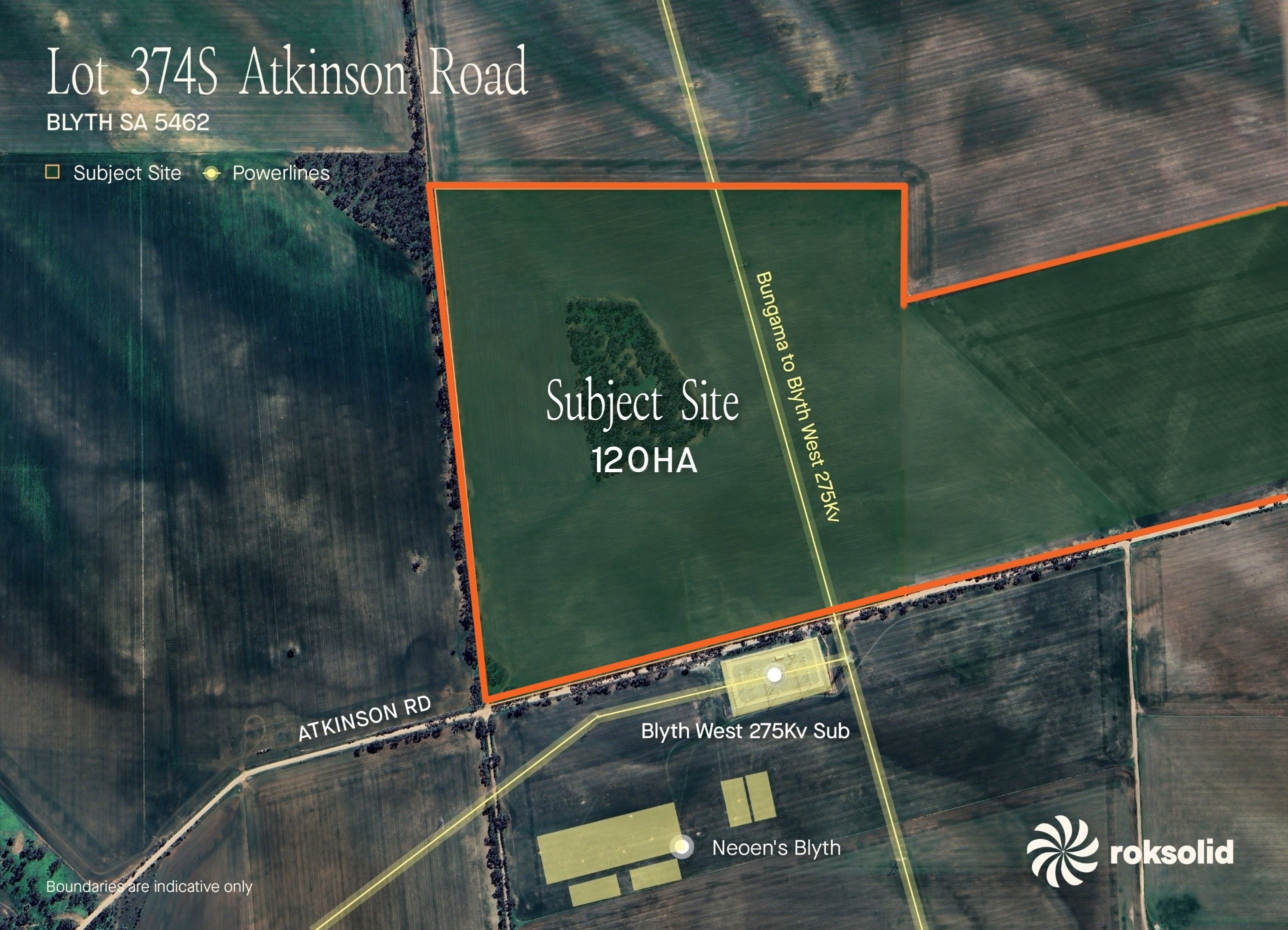 Blyth, SA, 120 ha | Data Centre/ BESS