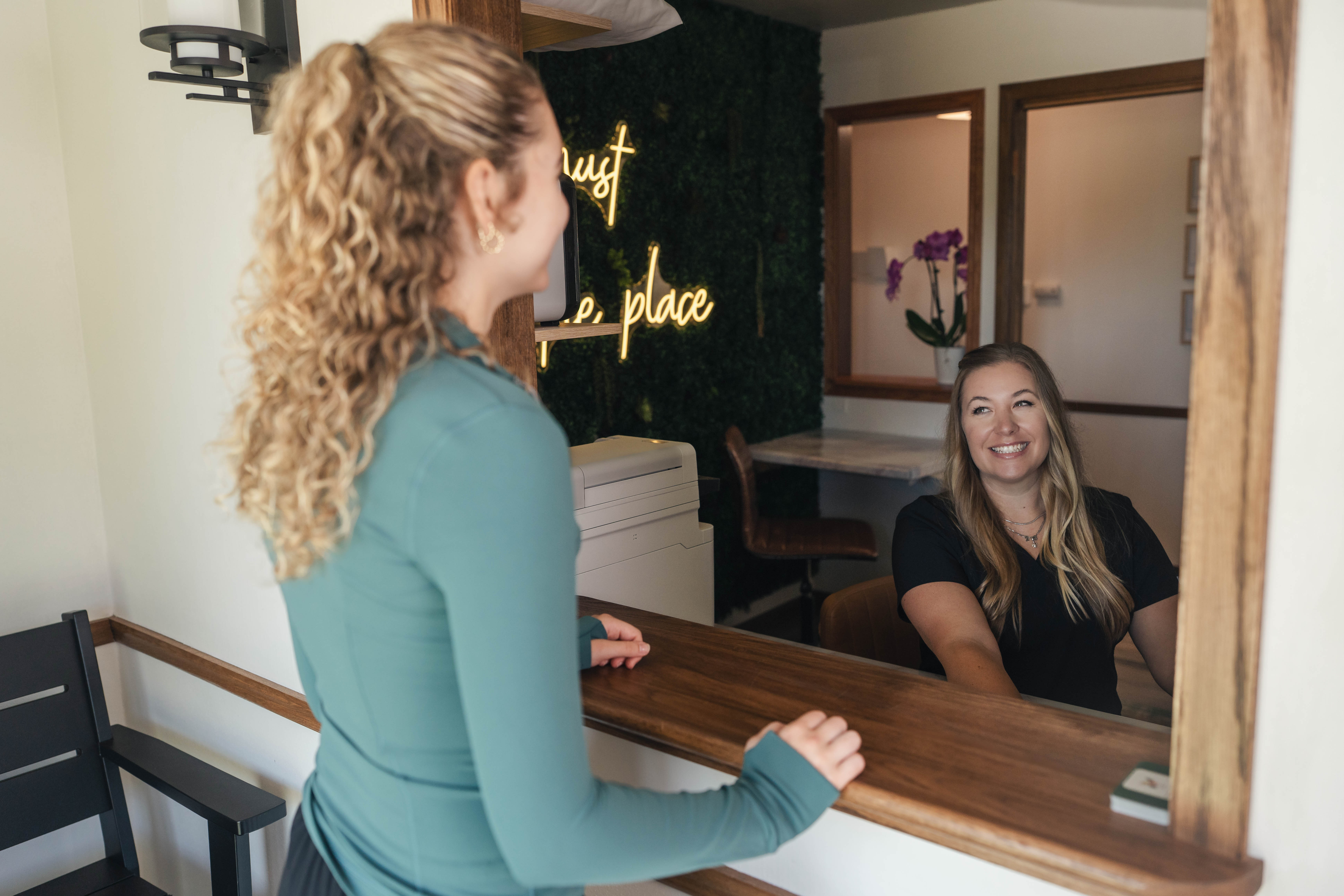 Kee Health front desk