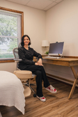 Dr. K consulting with a patient at Kee Health