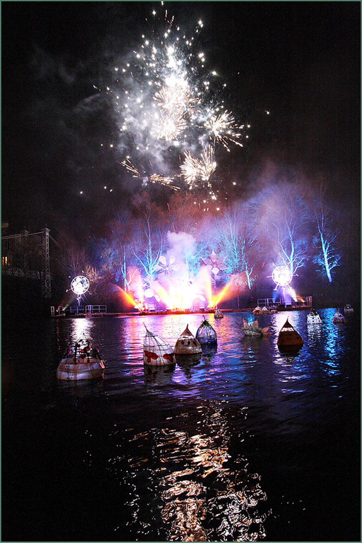 Lanterns on the river