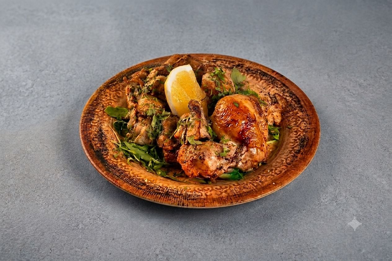 Boneless Chicken Thighs with Mixed Herbs Marinade