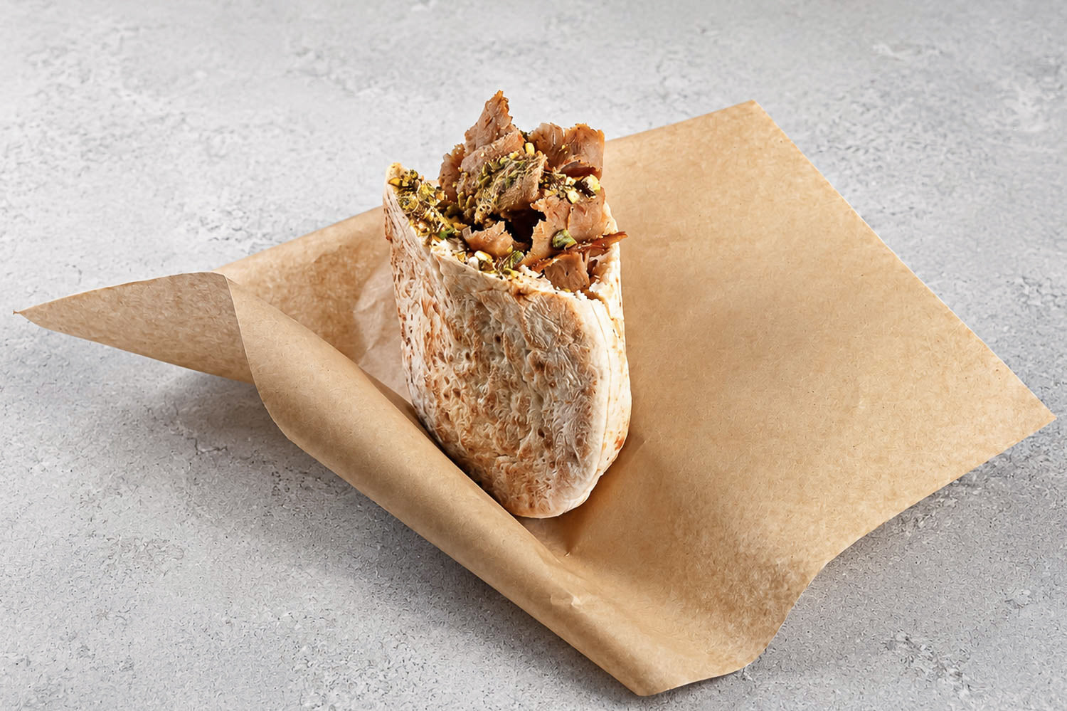 Deconstructed Lamb Shawarma in Pita