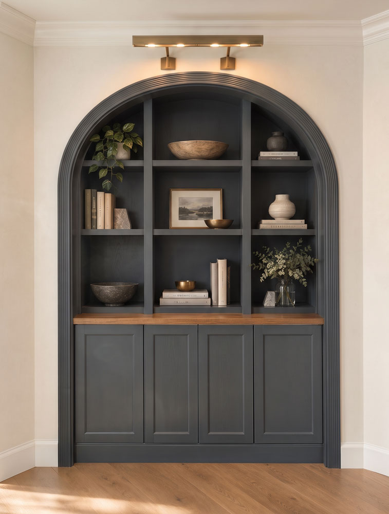Custom bookshelf design