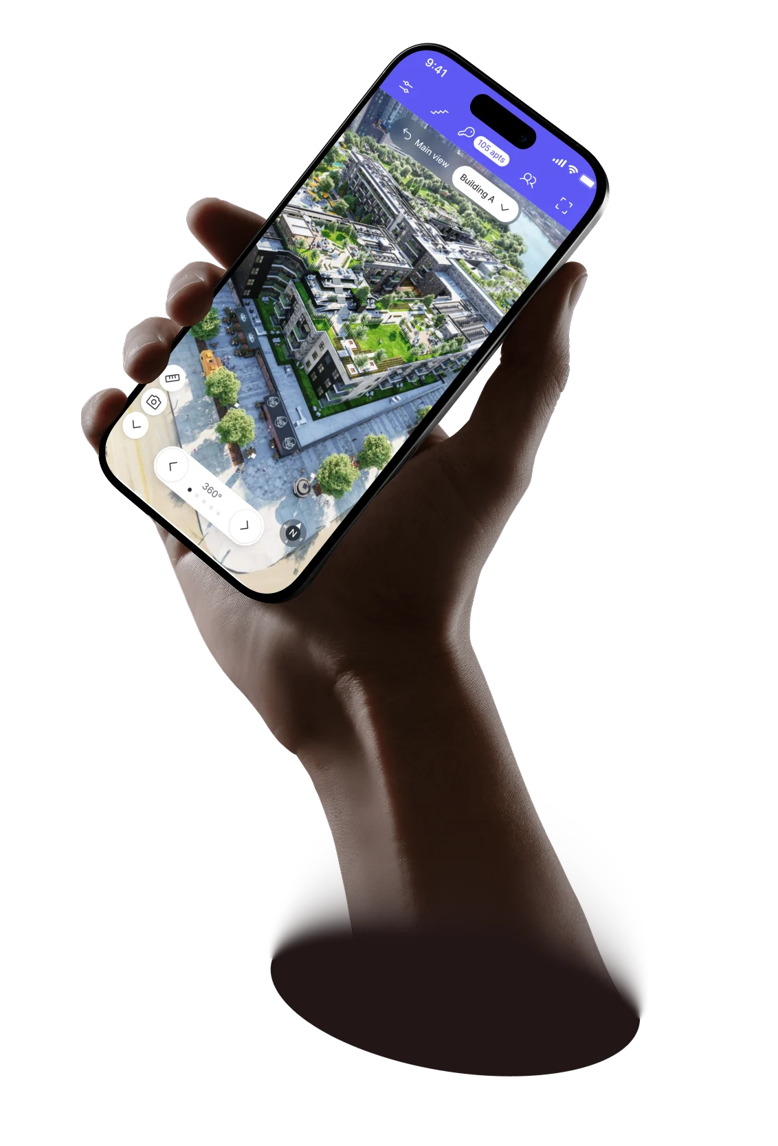Seenic 3D Explorer on a phone